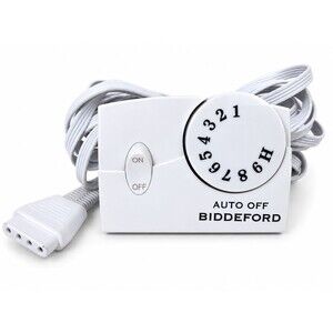 Genuine Biddeford Electric Blanket Replacement 4 Prong Control TC11BA White